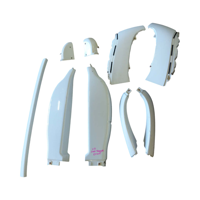 EX015 - VZ Holden One Tonner Utility - Sailplane Set (x9 PIECE) - HERON WHITE #679F