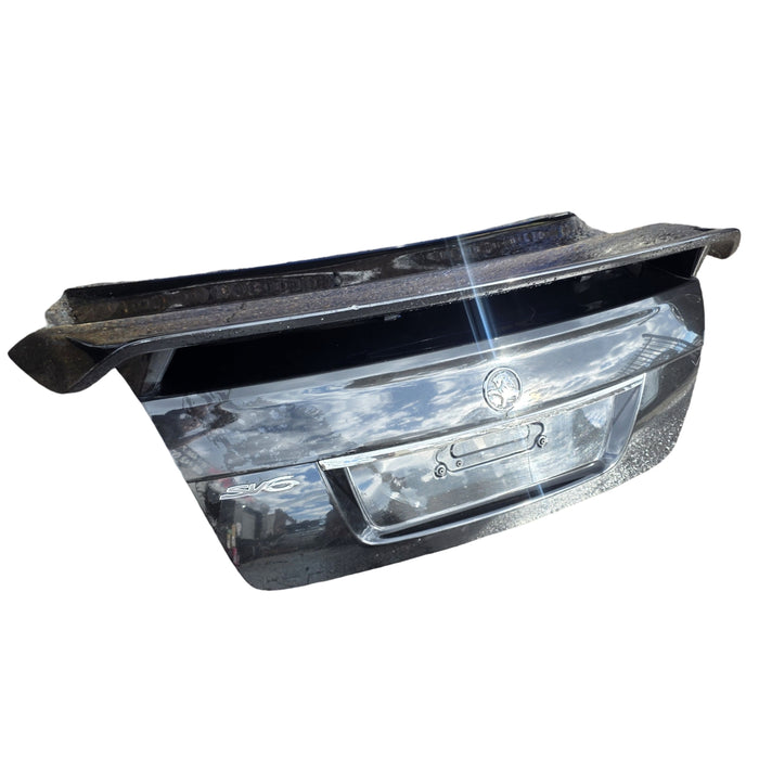 gra002 - VE SS / SV6 Holden Commodore Sedan - Bootlid woth Wing Phantom Black Paint Code #690F