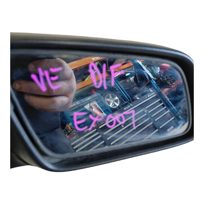Ex007 - VE Holden Commodore - Drivers Side Mirror (Phantom Black #690F)