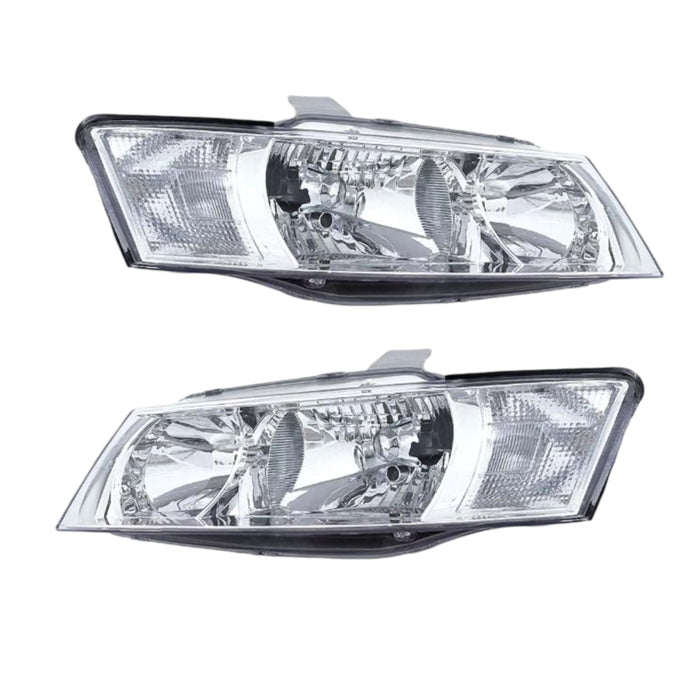 New OEM Quality - VZ Holden Commodore / Executive/ Acclaim / Lumina - Headlight Set - Chrome