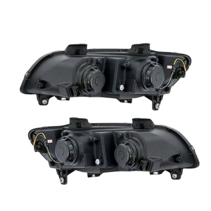 New OEM Quality - VE Holden Commodore Series II - Halo LED Chrome Headlight - Set