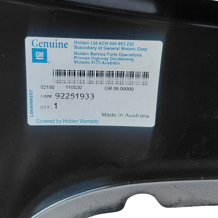 New GM Genuine VE / VF Holden Commodore Utility DRIVER SIDE Rear Quater Panel Part #92251933