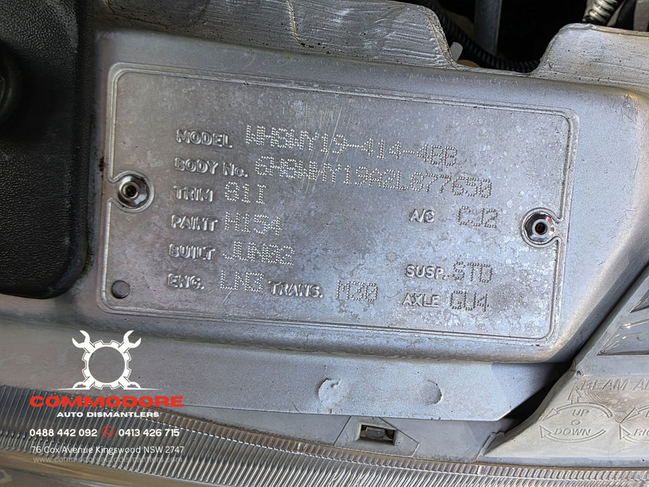 A272 - WH Holden Statesman V6, Auto 296,XXXkms Quicksilver #H154