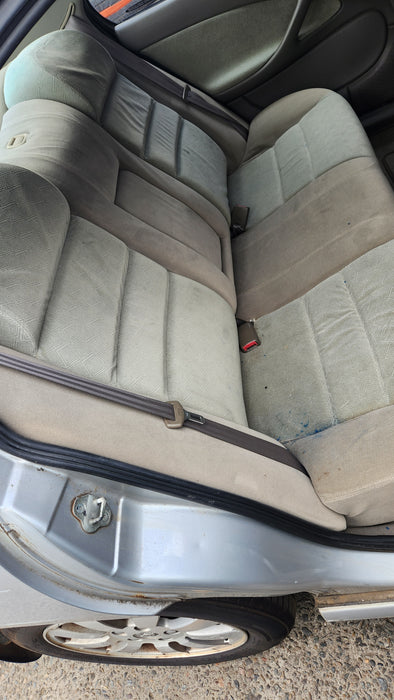 A085 - VZ,VY,VX,VT HOLDEN COMMODORE SEDAN - Drivers Rear Seatbelt Beige w/ Beige Bezel Trim