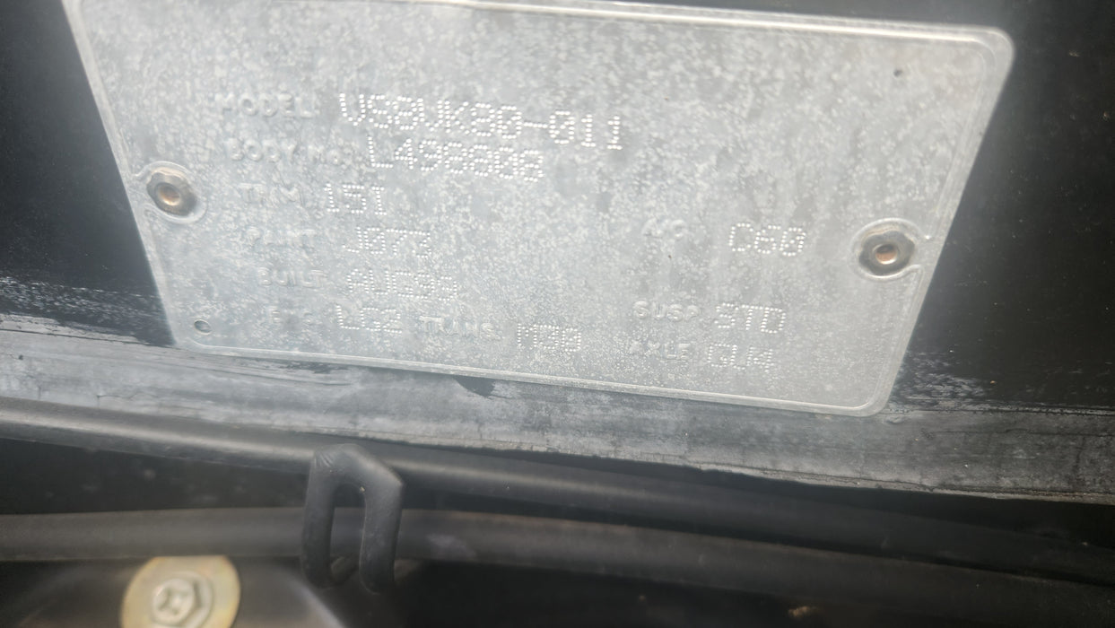A105 - Vs - Drivers Side Mirror - PAINT CODE - BLACK