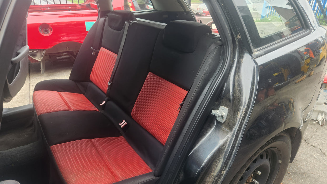 A108 - VE SV6 Holden Wagon - Rear Seat - Red & Black / Cloth