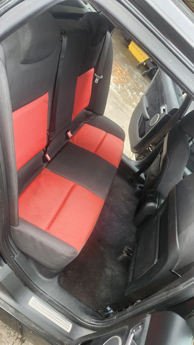 A108 - VE SV6 Holden Wagon - Rear Seat - Red & Black / Cloth