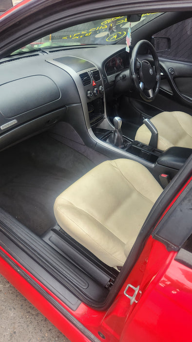 a120 - VY SS Holden Commodore - Lower Dash Trim Black / Grey Suede