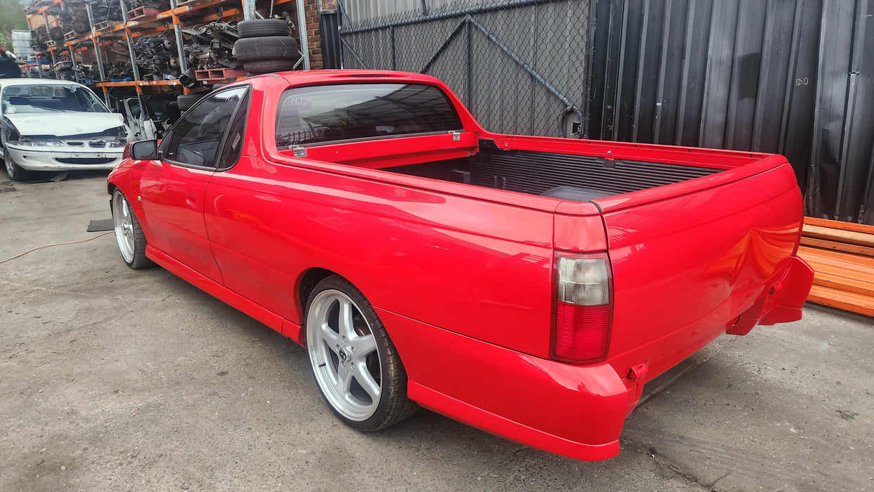 a120 - VY SS Holden Commodore - Lower Dash Trim Black / Grey Suede