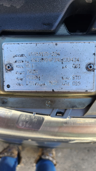 A127 - VY HOLDEN COMMODORE AGON - PASSENGER REAR DOOR - PAINT CODE MARTINI GREY METALIC #703H
