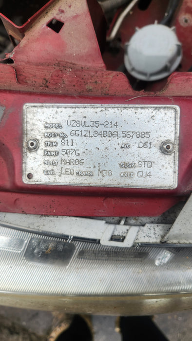 A133 - VE HOLDEN COMMODORE - BODY CONTROL MODULE V6 LY7 AUTO M30 - 2008 PN #25847589