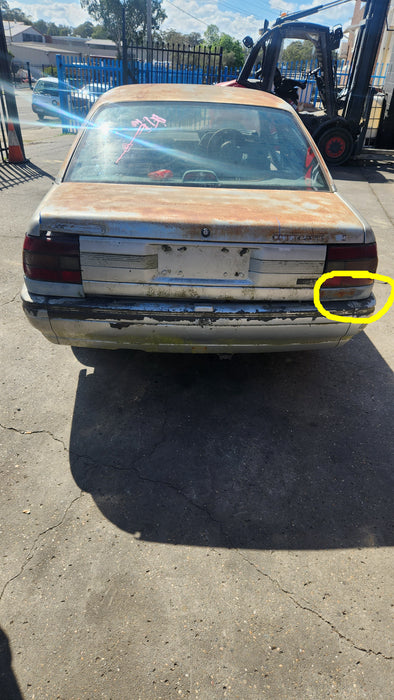 A169 - VN Holden Commodore Sedan - Rear Lower Quarter Trim - Drivers Side - Petina ASTROID SILVER #2J013