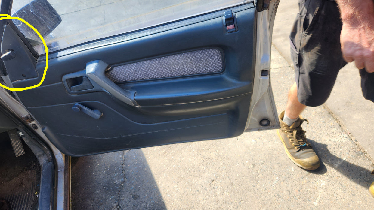 A169 - VN Holden Commodore Sedan - Kick Panel - Drivers Side - plastic TRIM #16i