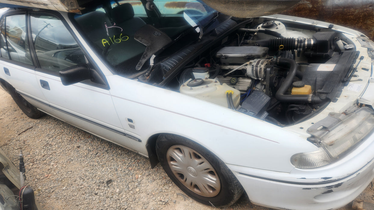 A166 - VS Holden Commodore Sedan - Rear Upper Quarter Body Trim - PASSENGERS SIDE - HERON WHITE #J073