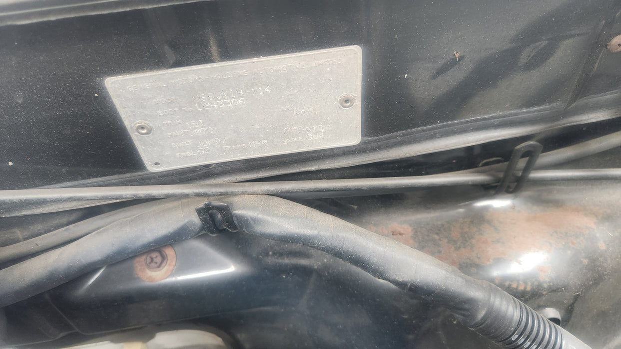 A166 - VS Holden Commodore Sedan - Rear Door Driver Side (MANUAL WINDOWS) - HERON WHITE #J073