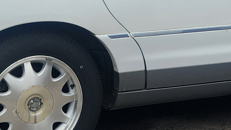 A184 - WH Holden Statesman/Caprice - Driver's Rear Lower Trim Panel - HERON WHITE #J03N