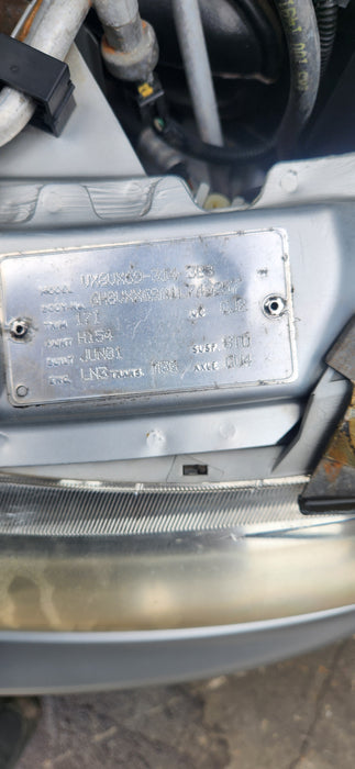 A195 - VX HOLDEN EXECUTIVE - Passenger rear door - PAINT CODE QUICKSILVER #H154