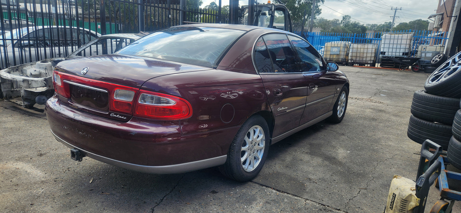 A196 - VX HOLDEN CALAIS - "CALAIS" Badge - Chrome (REAR DOOR)