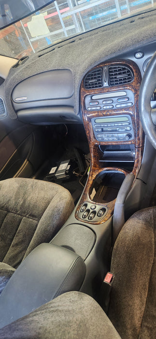 a198- WH Holden Statesman - Lower Dash Black Trim Suede