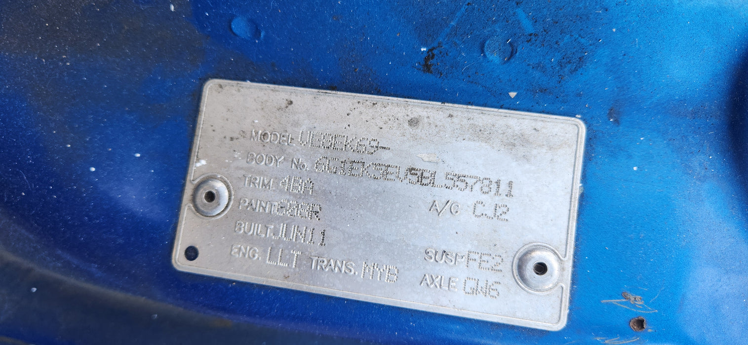 A216 - VE SS, SV6 HOLDEN COMMODORE - Sideskirt (Drivers Side) Voodoo Blue