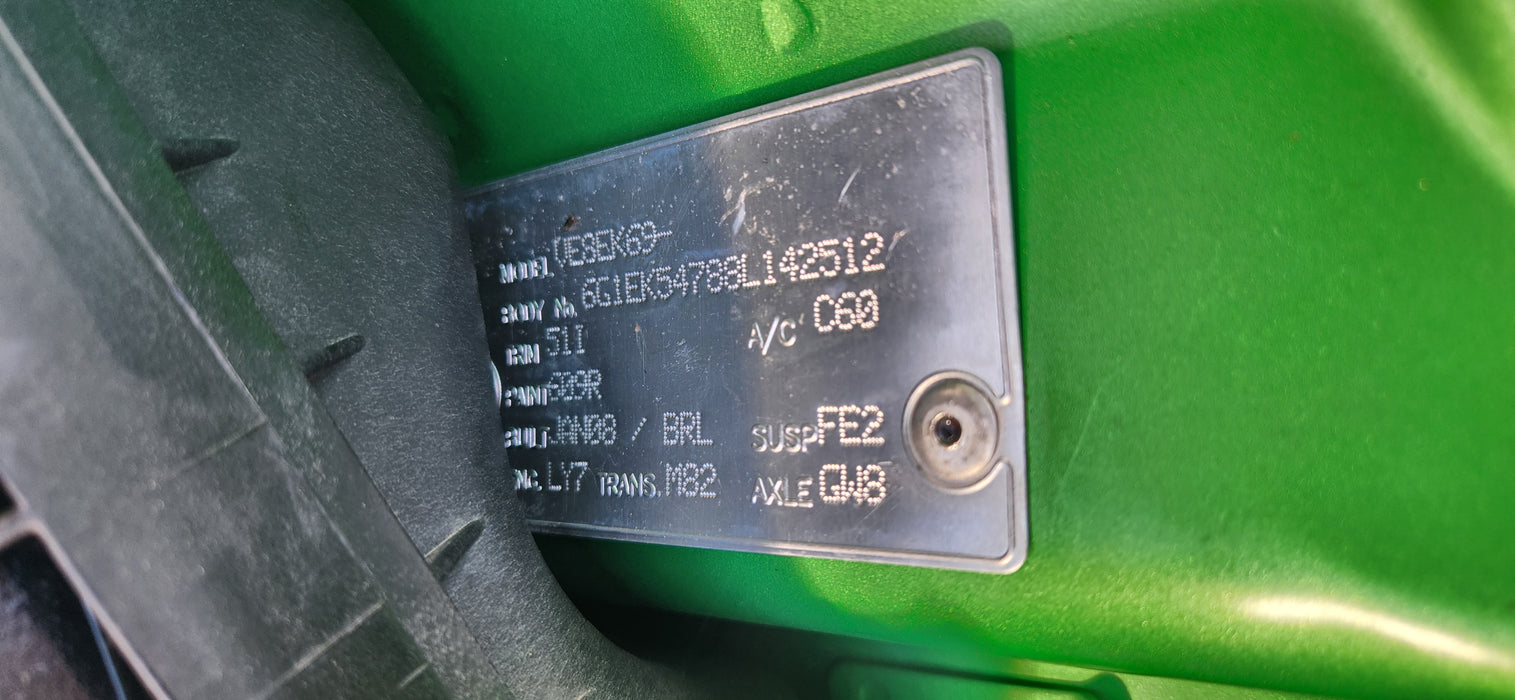 A217 - VE HOLDEN COMMODORE SEDAN - Door DRIVER REAR - ATOMIC GREEN #609R