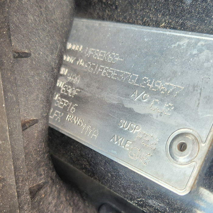 A218 - VF SV6 HOLDEN SEDAN - DOOR PASSENGER REAR - Phantom Black COLOUR CODE #690F