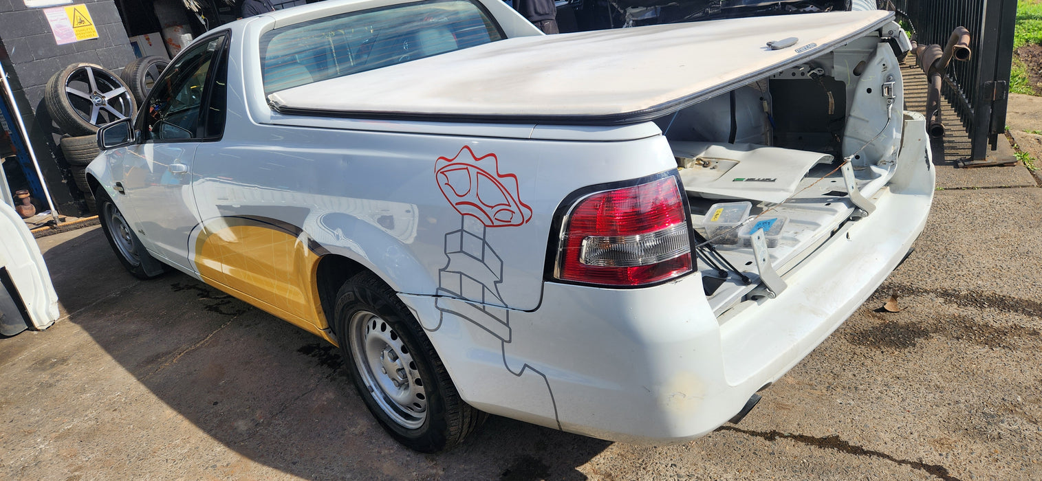 A220 - VE Holden Commodore Utility - Sideskirt (PAIR) Herron White
