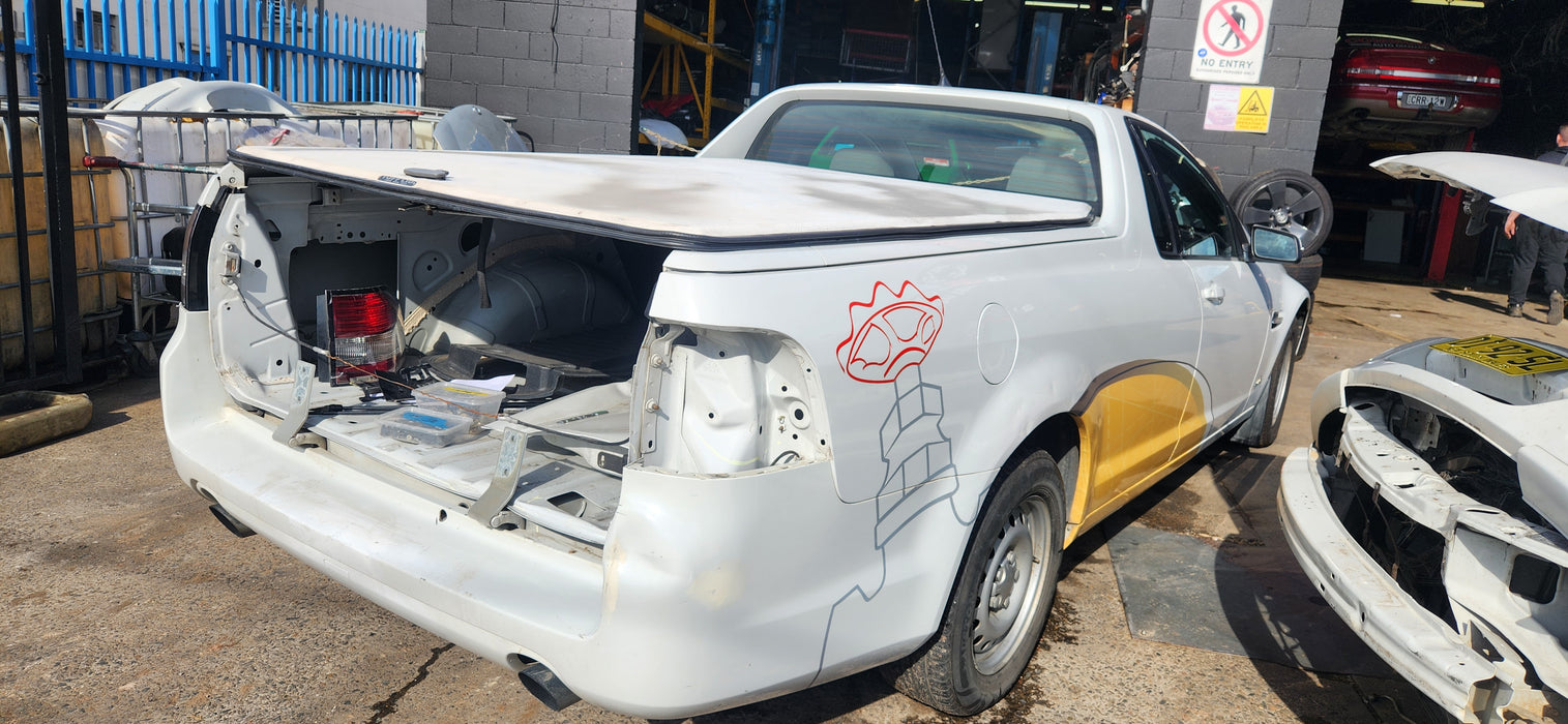 A220 - VE Holden Commodore Utility - Sideskirt (PAIR) Herron White