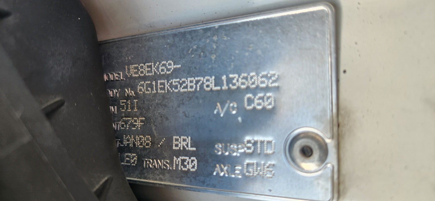 A223 - VE OMEGA SEDAN - Passenger's Rear Door - Herron White - #679F