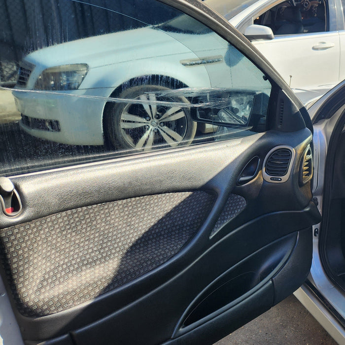 A225 - VZ Holden Commodore Utility - Leather/Cloth Doorcards (PAIR) w/ Speaker Covers & Air Vents - TRIM #61i