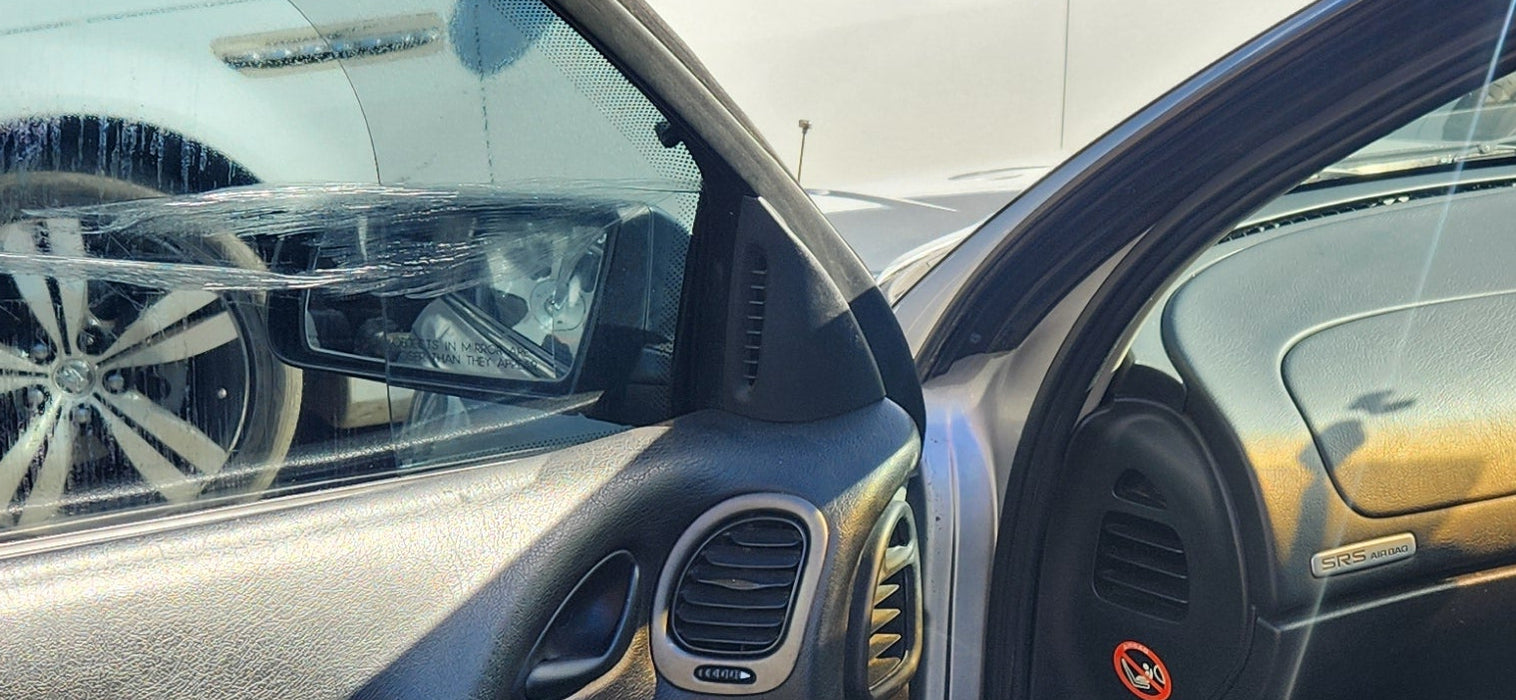 A225 - VZ Holden Commodore Utility - Internal Mirror Cover Trim Passenger's Side - TRIM #61i