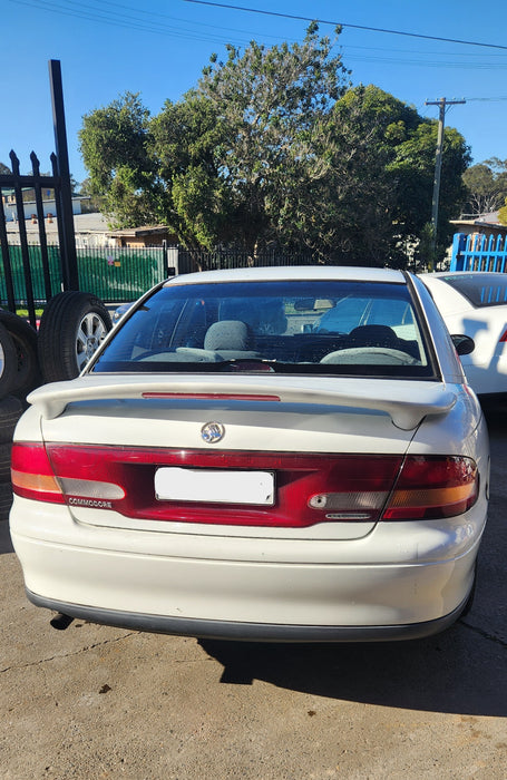 A231 - VT SERIES I Holden Commodore SEDAN - Bootlid w/ Brake Light Spoiler - HERON WHITE #J023