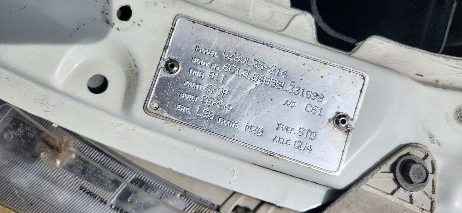 A233 - VZ HOLDEN COMMODORE - Computer Set V6 (BCM: 960 LUX, PIM #92104411, ECU & FOB) Sep/2004