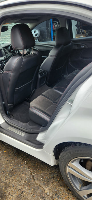 A241 - VF Holden Commodore Sedan Black Edition - Leather Front Seat Set with Red Stitching