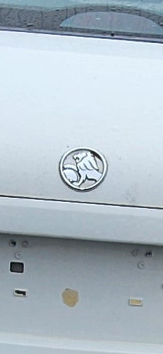 A238 - VX SII Holden Commodore SEDAN - "LION" Bootlid Badge GENUINE - CHROME