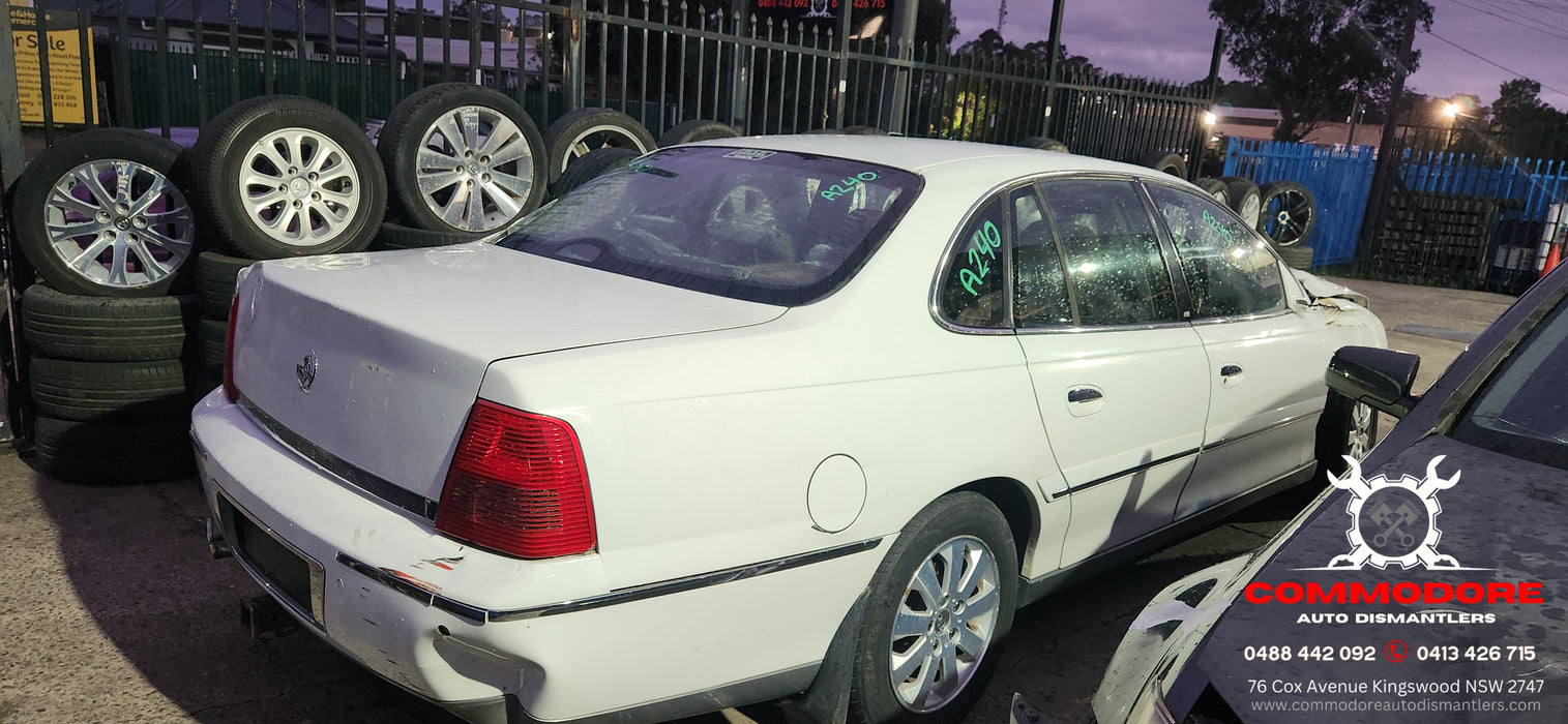A240 - WK Holden Statesman, V6 Auto 216,XXXkms Herron White #269F