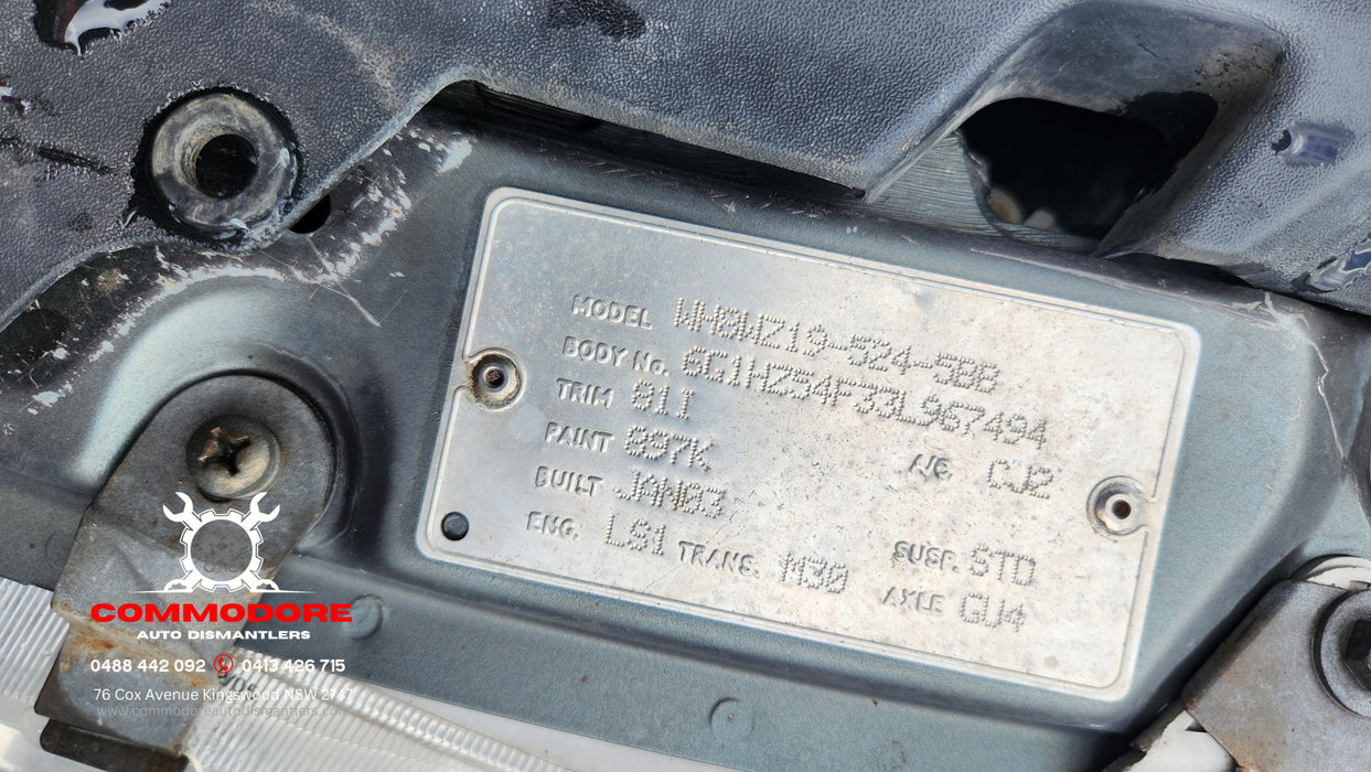 A249 - WH Holden Caprice V8 LS1, Auto 220.XXXkms Turbine Grey #897K FOR SALE
