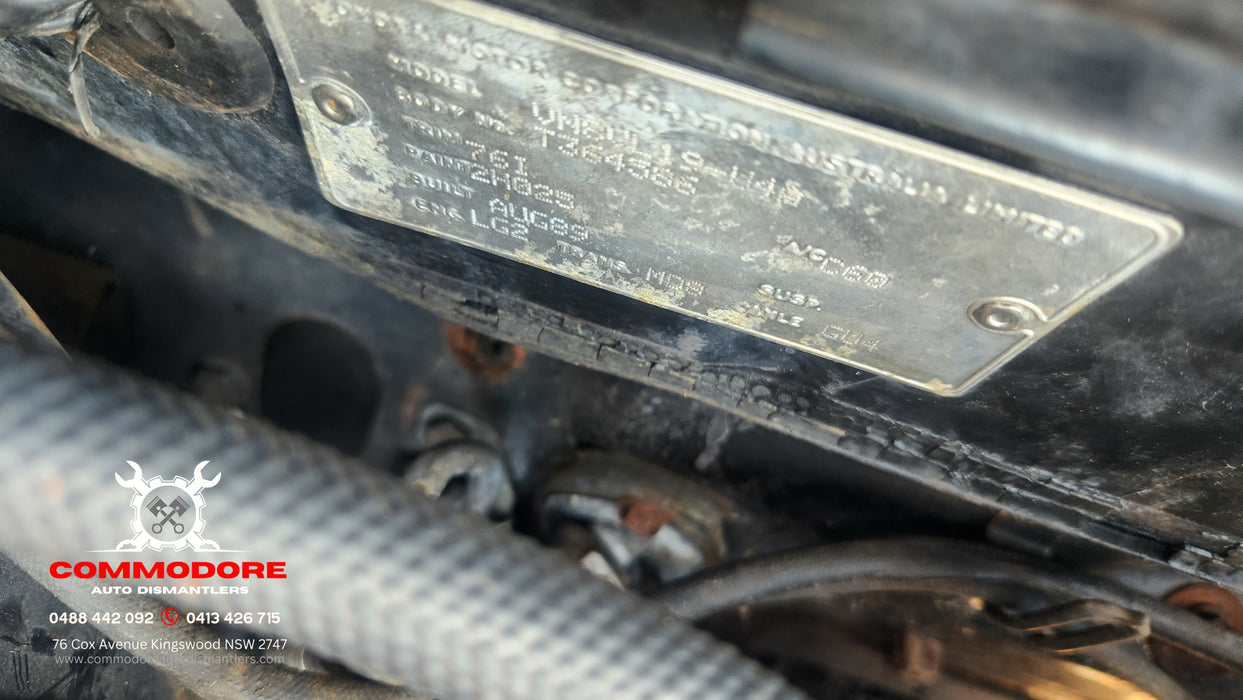 A251 - 1989, Toyota Lexcen GL Sedan, V6 Buick, Auto Trim #76I