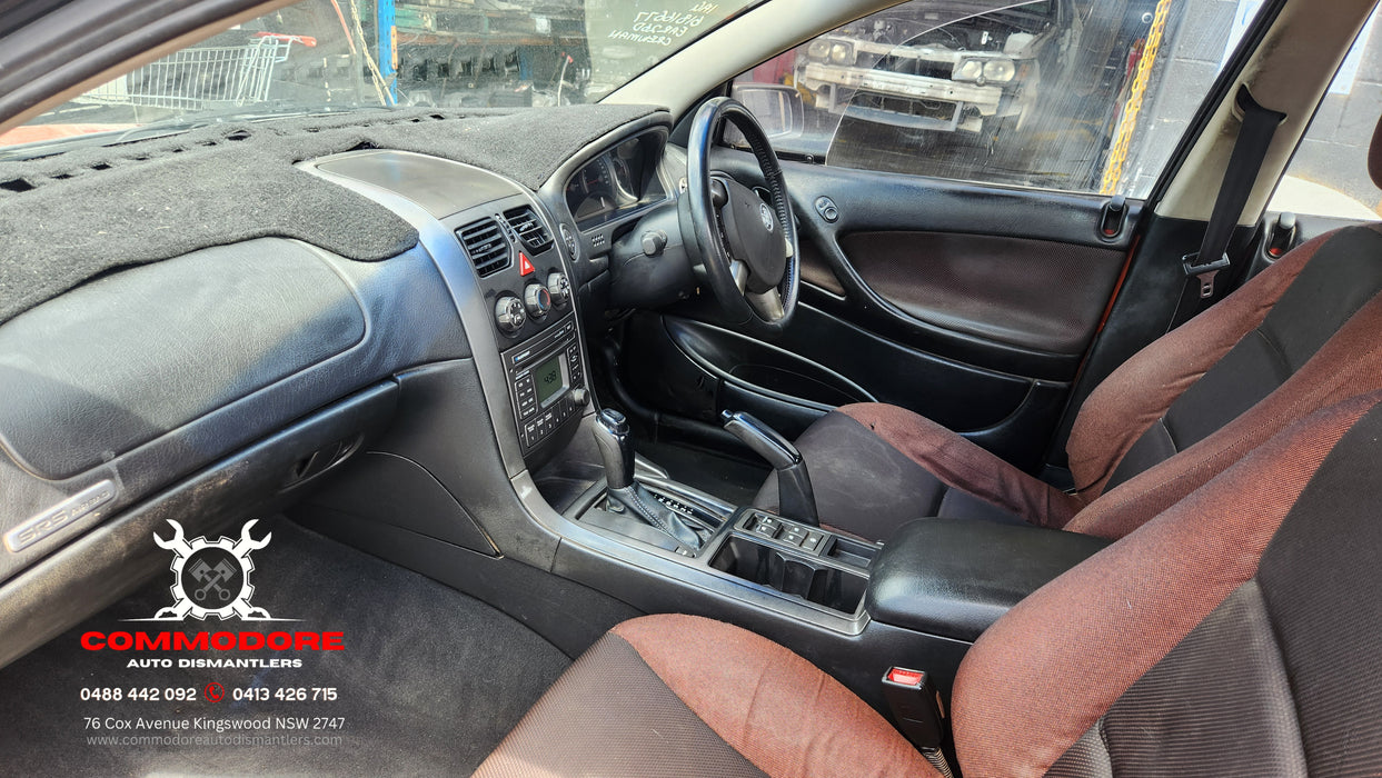 A253 - VZ Holden Crewman - Leather Steering Wheel w/ Switches & Horn Pad - TRIM #81i