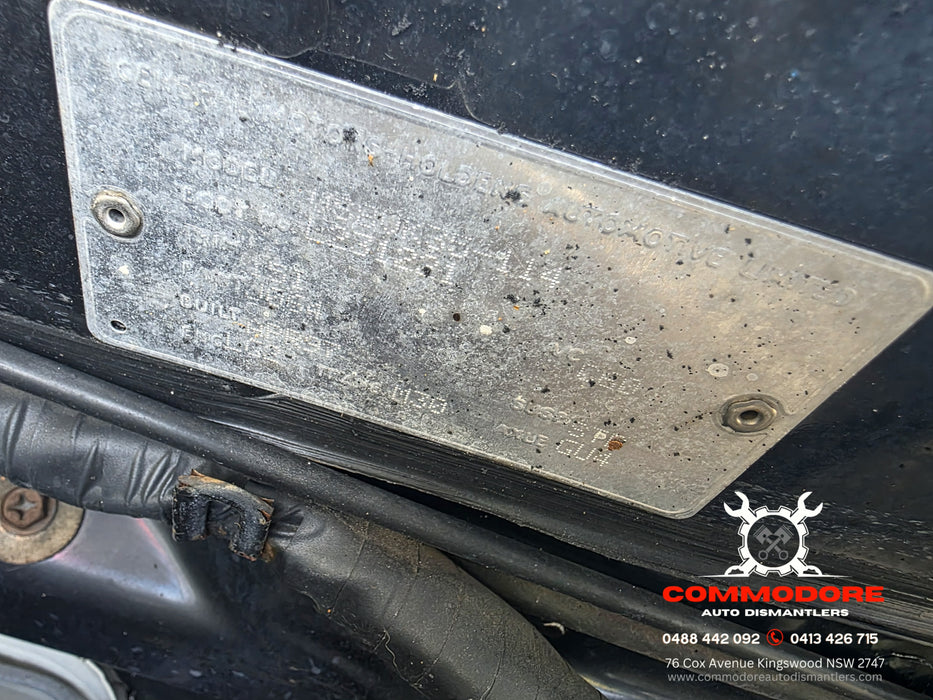 VN / VG / VP / VR / VS Holden Commodore - PASSENGER SIDE - Kick Panel / Light Grey #15i  Plastic Trim # Part #92048897