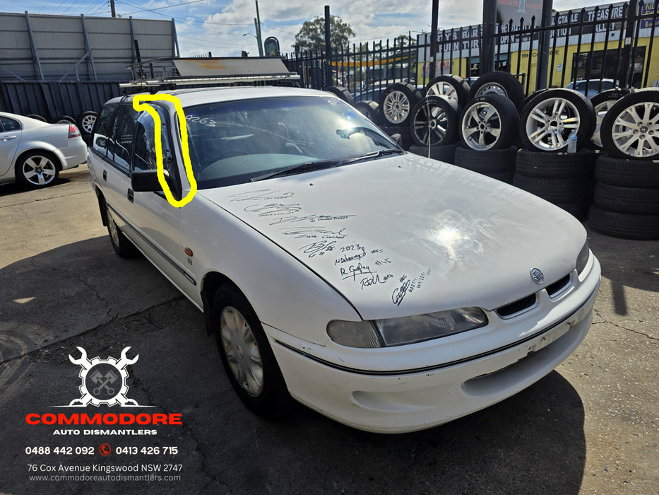 A263 - VS Holden Executive Wagon - Front Upper Window Molds  - PAIR Black