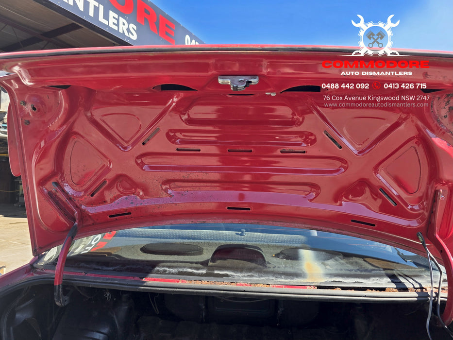 A270 - VN Holden Commodore Sedan - Bootlid with Wing - RED #1F075