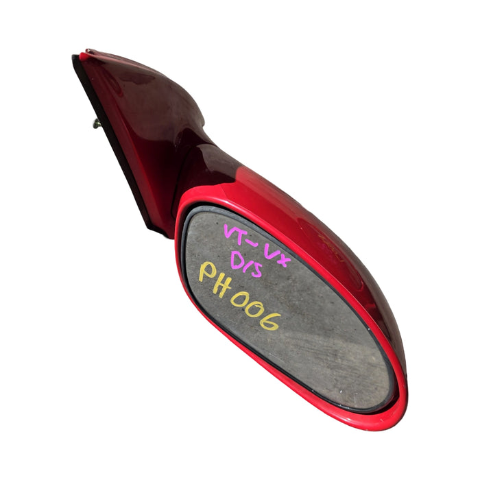 PH006 - VT / VX HOLDEN COMMODORE - DRIVER'S SIDE MIRROR - RED