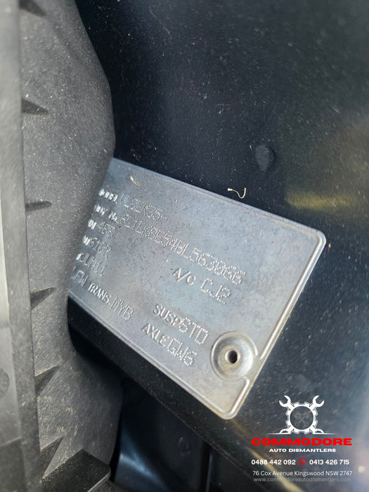 A277 - VE Holden Omega Series II Wagon, V6 LFW, Auto MYB Paint Code #610R 243,XXXkms