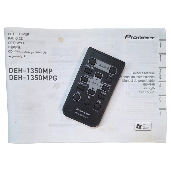 A276 - VS HOLDEN COMMODORE SEDAN - Stereo PIONEER DEH-135OMPG with Remote and Manual Book