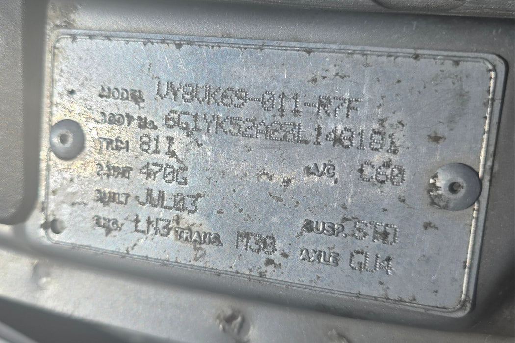 A282 - VY Holden Commodore Sedan - Rear Bar - QUICKSILVER #470G