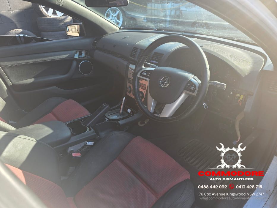 A284 - VE Holden Commodore - Leather Steering Wheel with Silver Trim