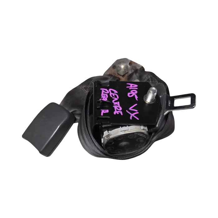 A195 - VT,VX,VY,VZ HOLDEN COMMODORE SEDAN - Seatbelt Centre Rear (Black)