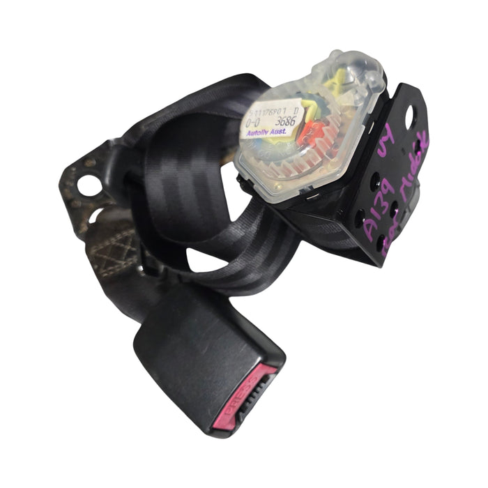 A139 - VY, VZ, VT, VX HOLDEN COMMODORE SEDAN - Seatbelt Centre Rear (black)