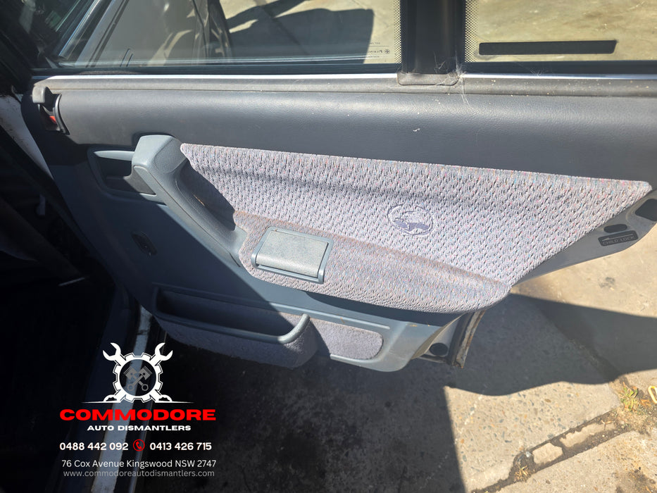 VR / VS Statesman - DRIVER'S SIDE - Door Trim with Air Vents / Two Tone Blue / Grey